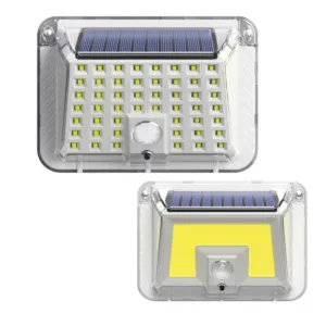 Solar Motion Sensor Light, 90 LED, 18650 Battery, Waterproof