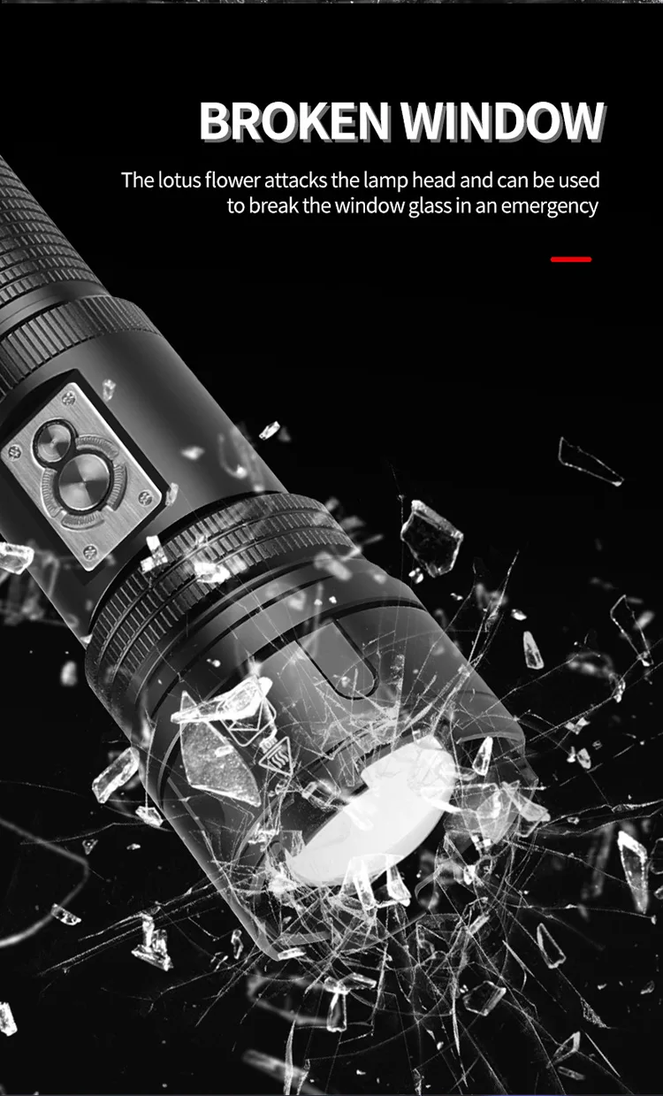 Zoomable laser flashlight