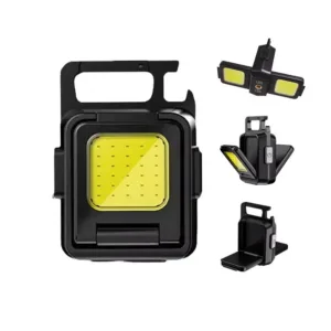 Compact keychain light suitable for camping and emergency situations