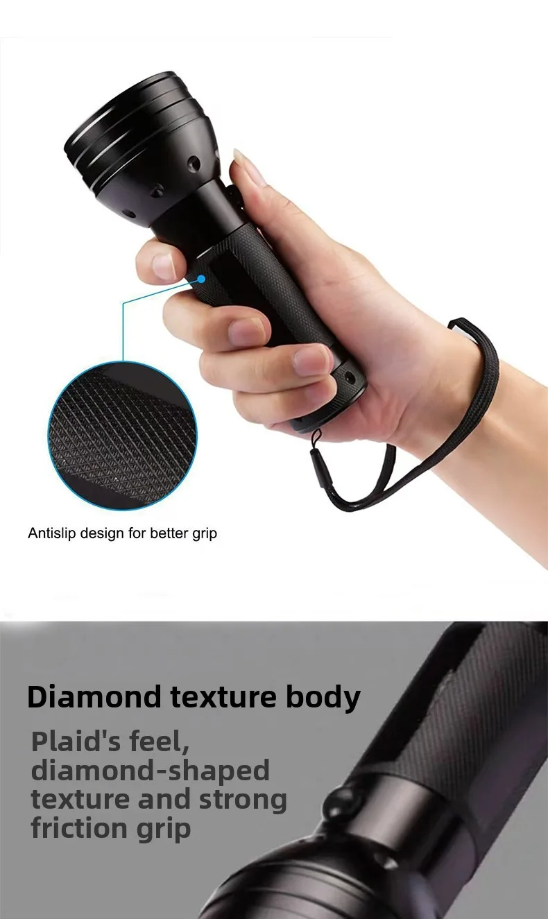 Purple UV LED Flashlight