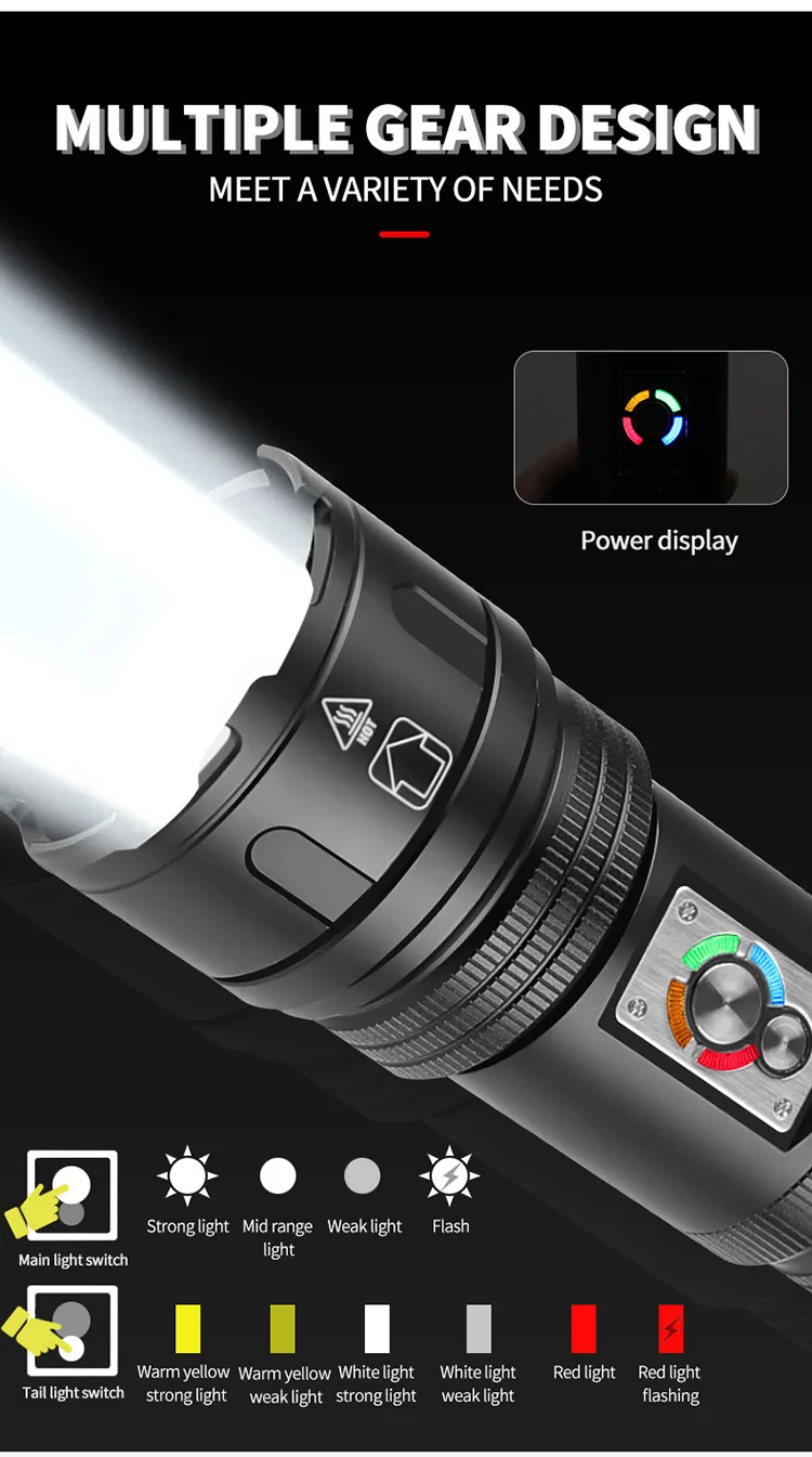 Zoomable laser flashlight