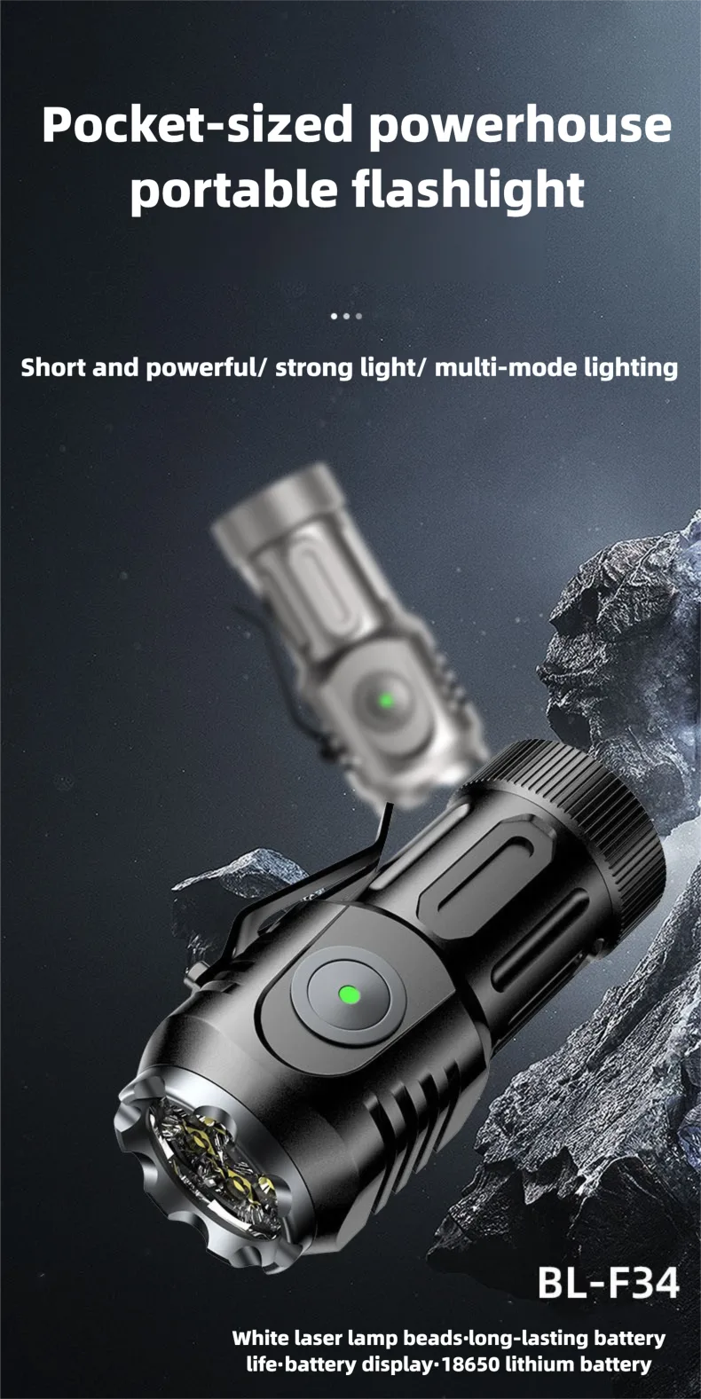High lumen flashlight