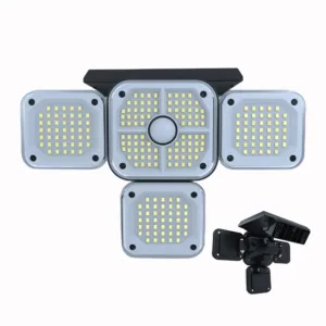 Outdoor remote control waterproof automatic induction solar lamp