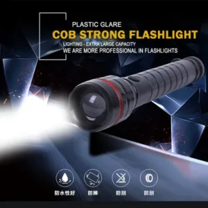 Zoom high-power rechargeable remote 2D 3D battery flashlight