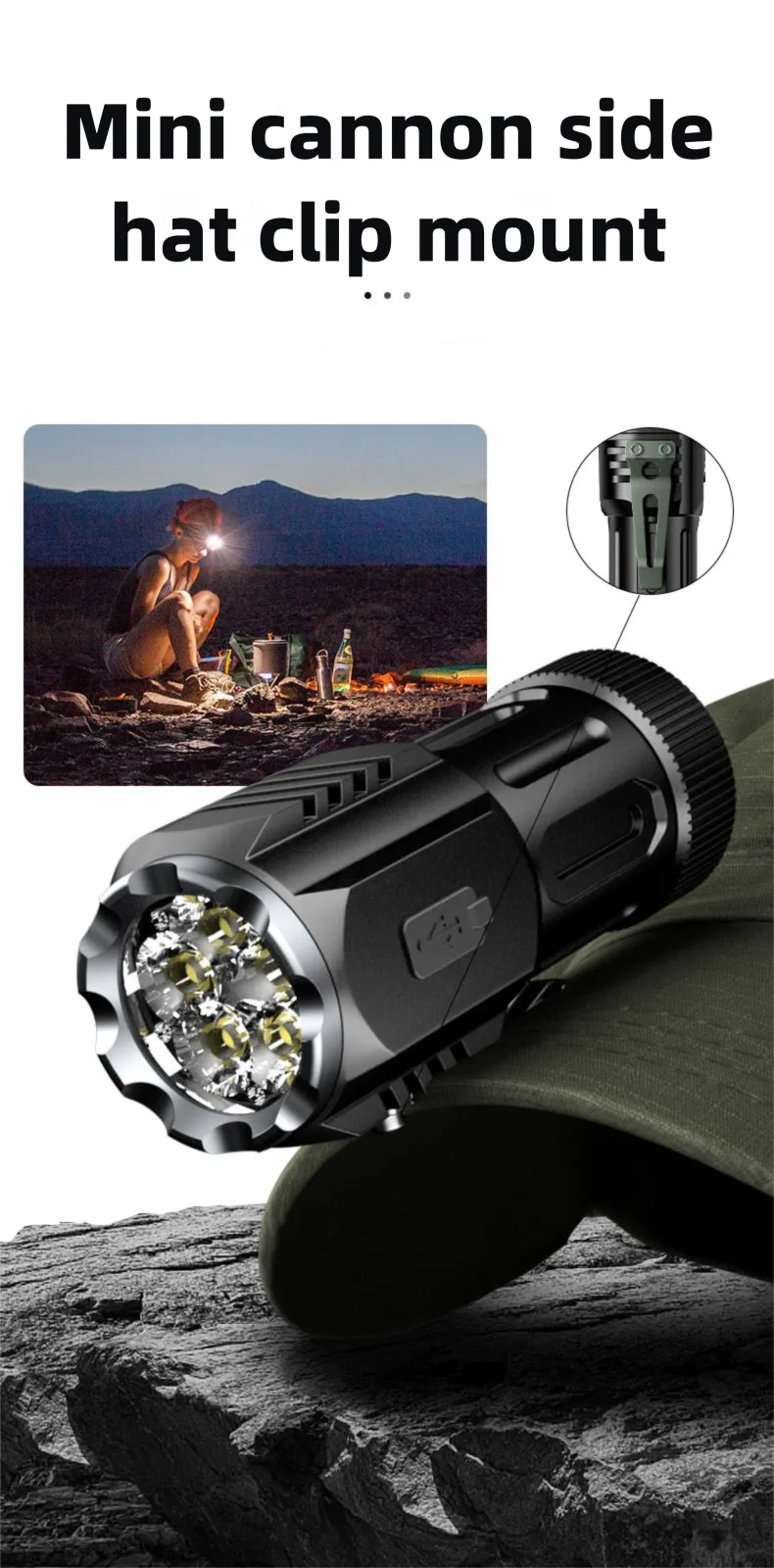High lumen flashlight
