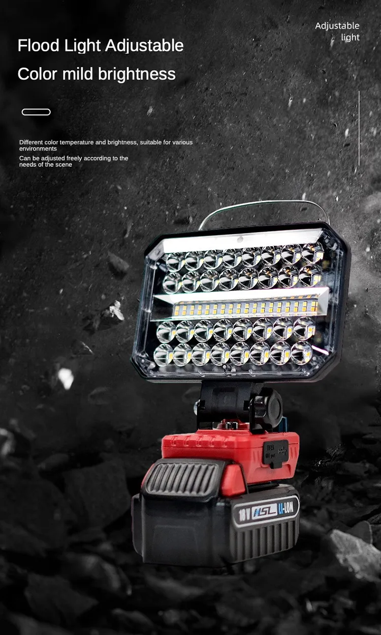 Dual Knob Adjustable Work Light