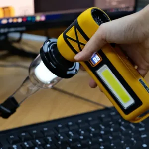 Brushless Motor Air Duster& Vacuum 2-in-1 Rechargeable Battery Portable Cleaning Tool for Car