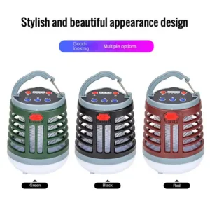 Mosquito Killer Lamp w/ Bluetooth Speaker, 800V Electric, LED Light, Type-C