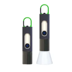 Multi functional, scalable, variable focus, rechargeable and suspended LED flashlight