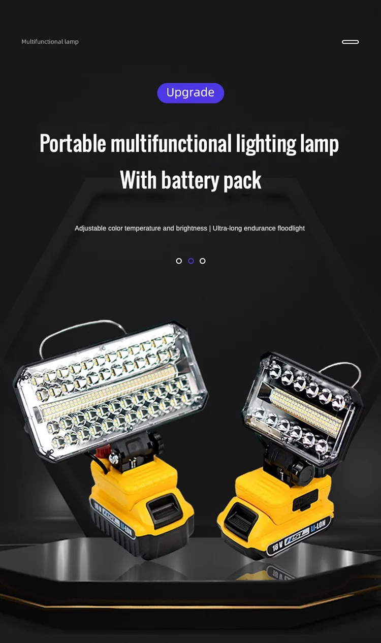 Dual Knob Adjustable Work Light