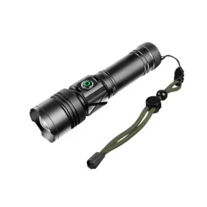 5 led modes Type-C portable zoom outdoor emergency flashlight