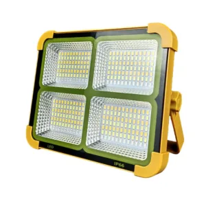 High lumen portable red and blue LED solar light