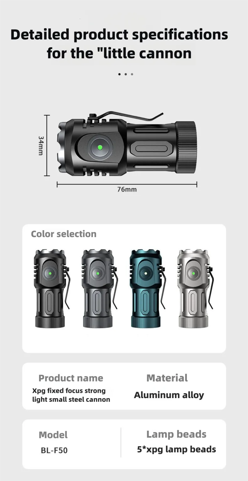 High lumen flashlight
