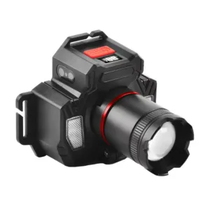 Zoomable Aluminum Headlamp – 620LM Laser+LED Light, Ultralight 68g