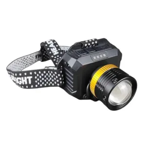 High lumen long-range rechargeable zoom human body sensing LED headlight